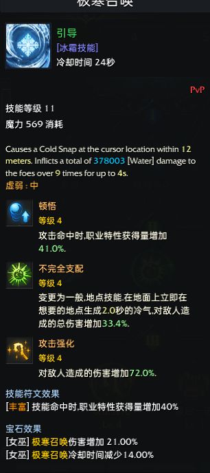 失落的方舟女巫回流核心技能是什么