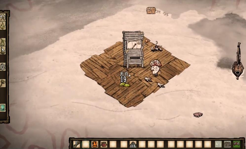 《饥荒联机版》伍德莱格能力分析 制作独一无二的 “海腿” 号船