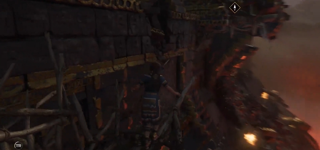 古墓丽影暗影瓦砾弄掉后怎么走