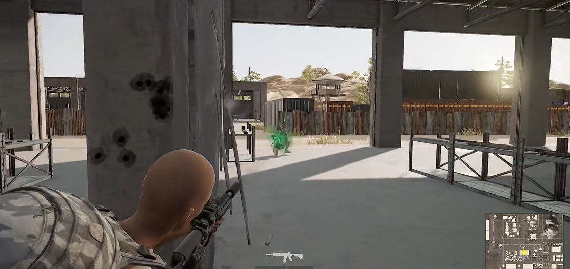 绝地求生怎么侧身不开镜打