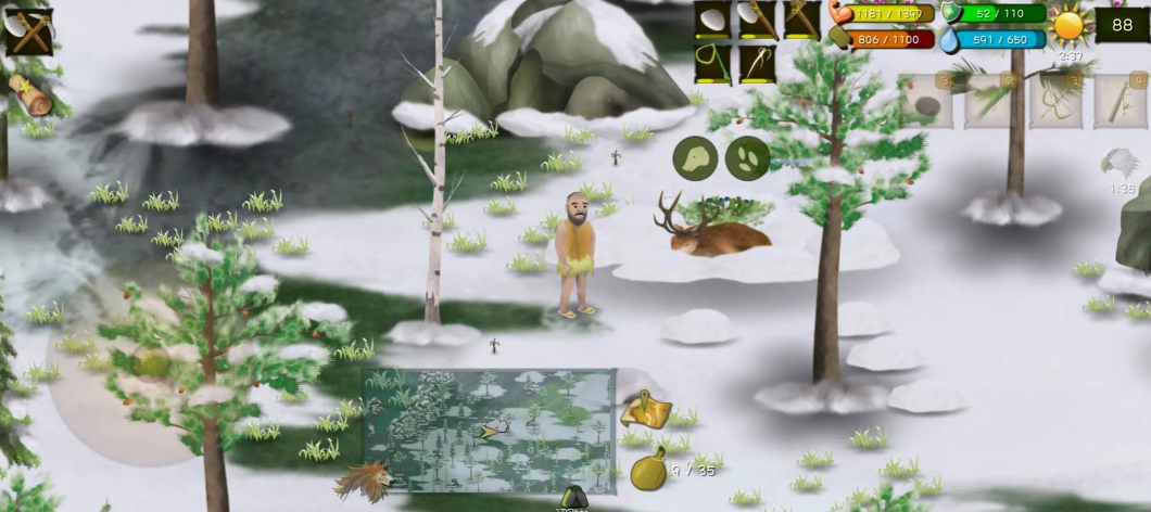 挨饿荒野挪威雪山怎么开局