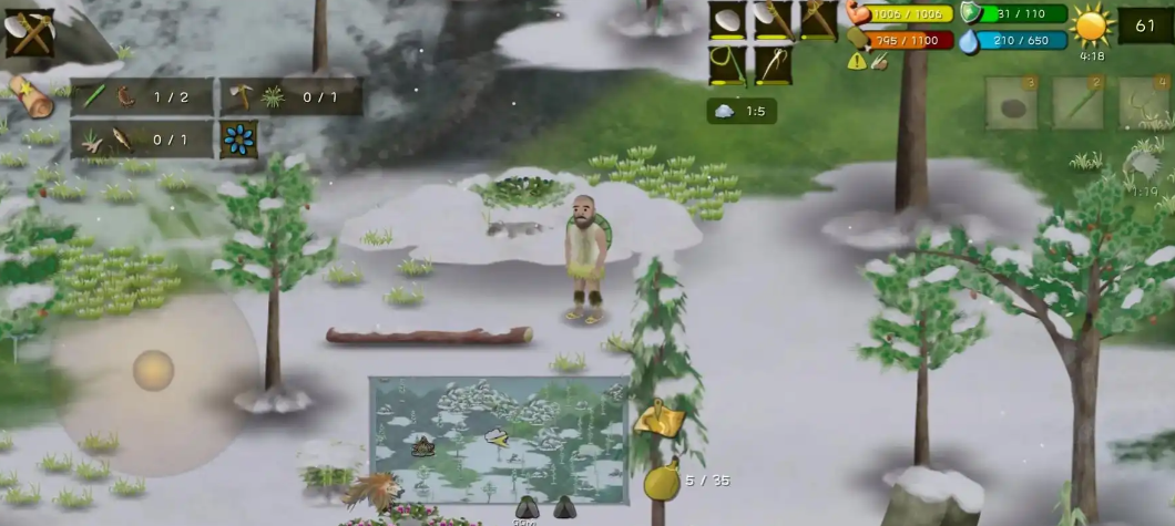 挨饿荒野挪威雪山怎么开局