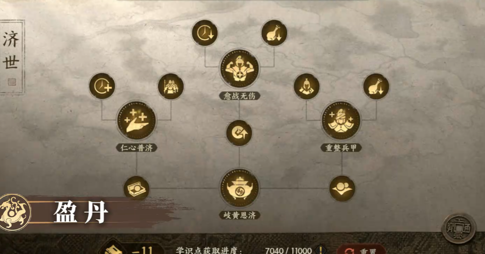 三国群英传策定九州济世有哪些技能