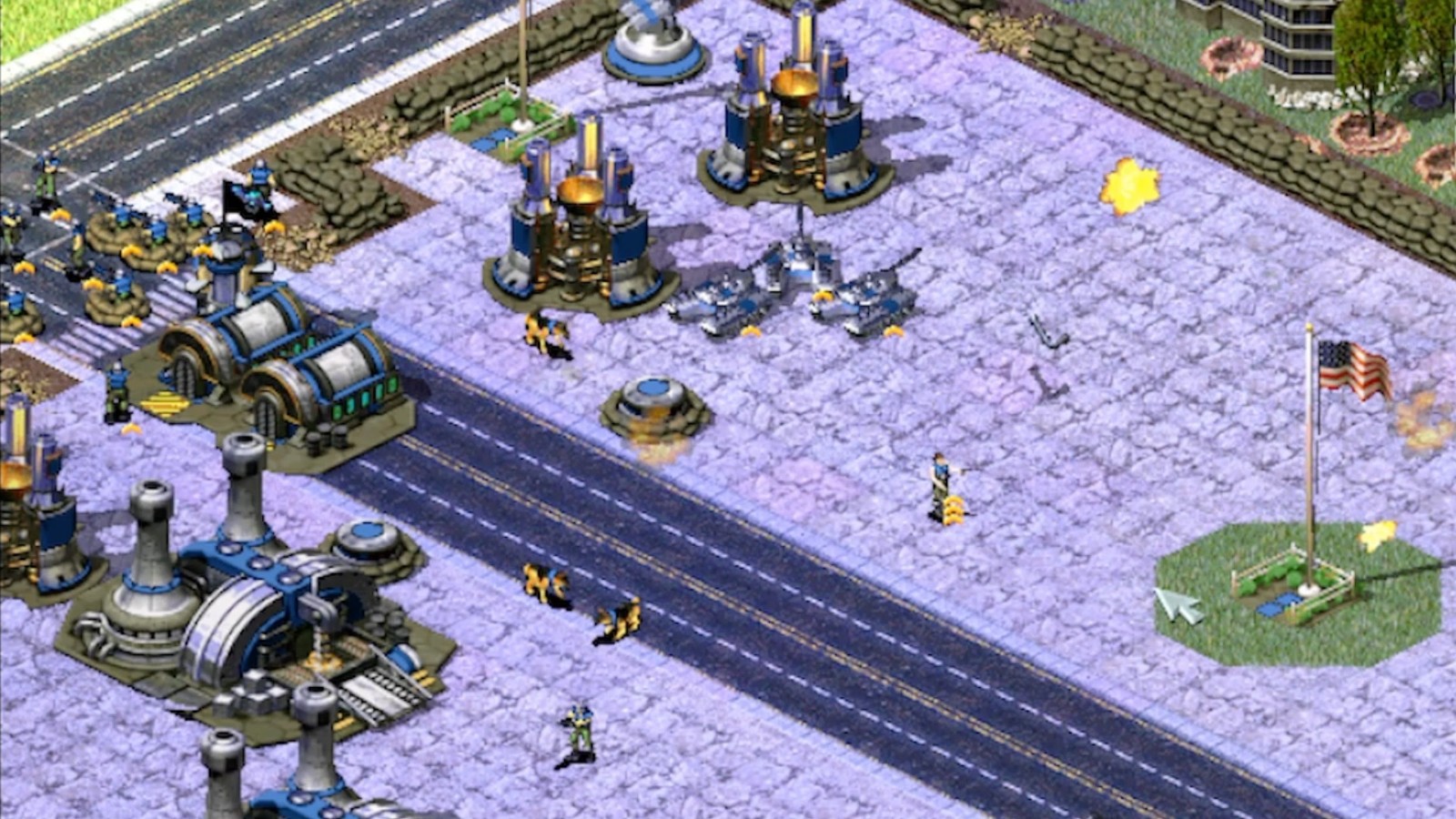 红警2美国怎么打古巴