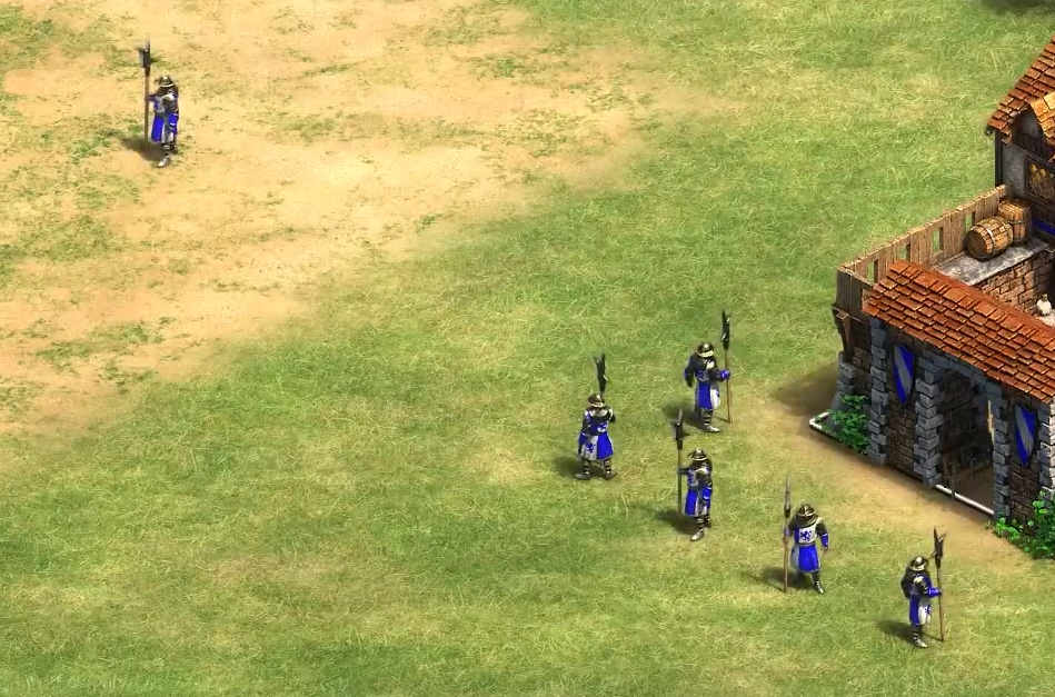 帝国时代2重装长枪兵怎么玩