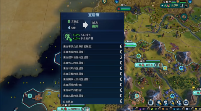 文明6的宜居度如何提高