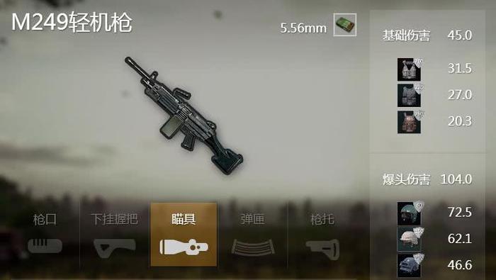 绝地求生都哪些重机枪