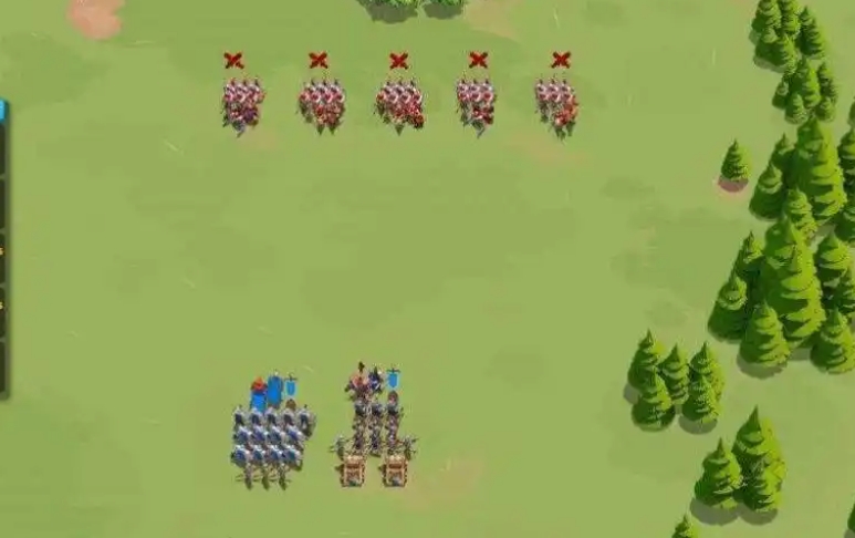 万国觉醒压堡用什么兵种