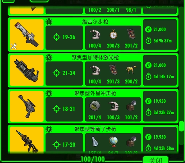 辐射避难所哪些武器值得打造