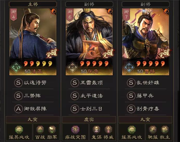 三国志战略版有哪些厉害的阵容
