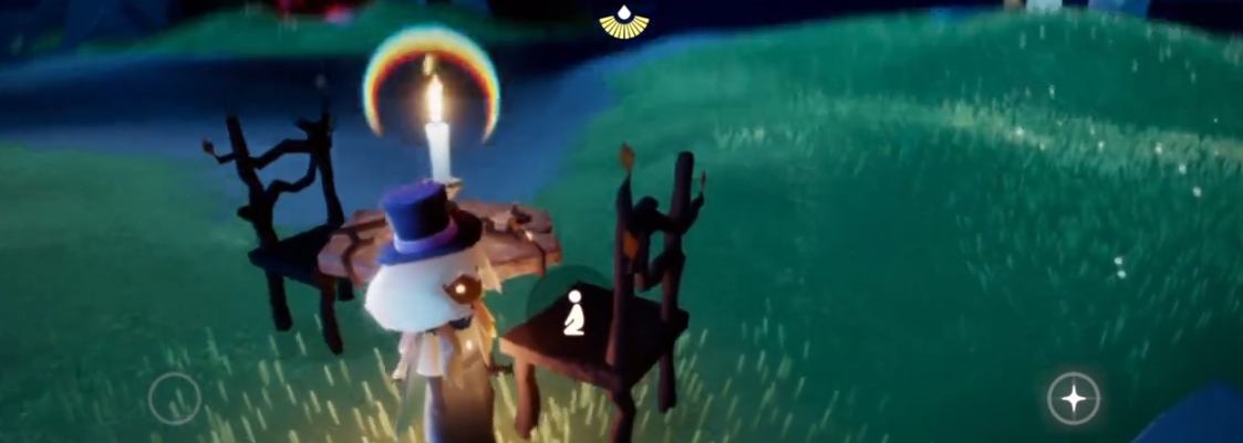 光遇悬浮的桌子怎么遁地