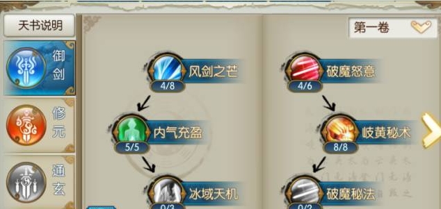 诛仙手游青云天书御剑怎么加点