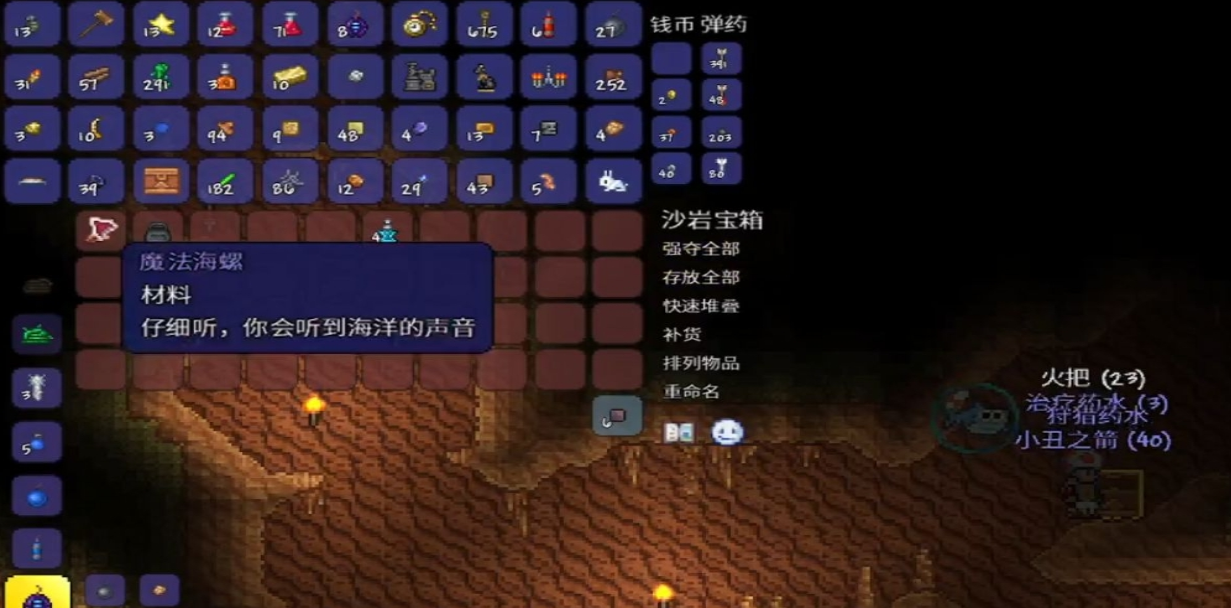 泰拉瑞亚海螺怎么弄