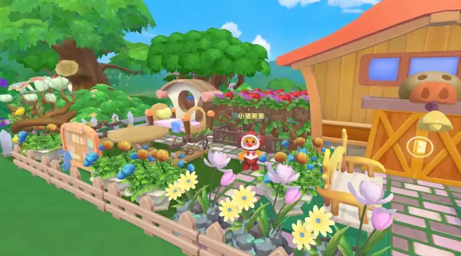 摩尔庄园梦幻春天小屋怎么摆
