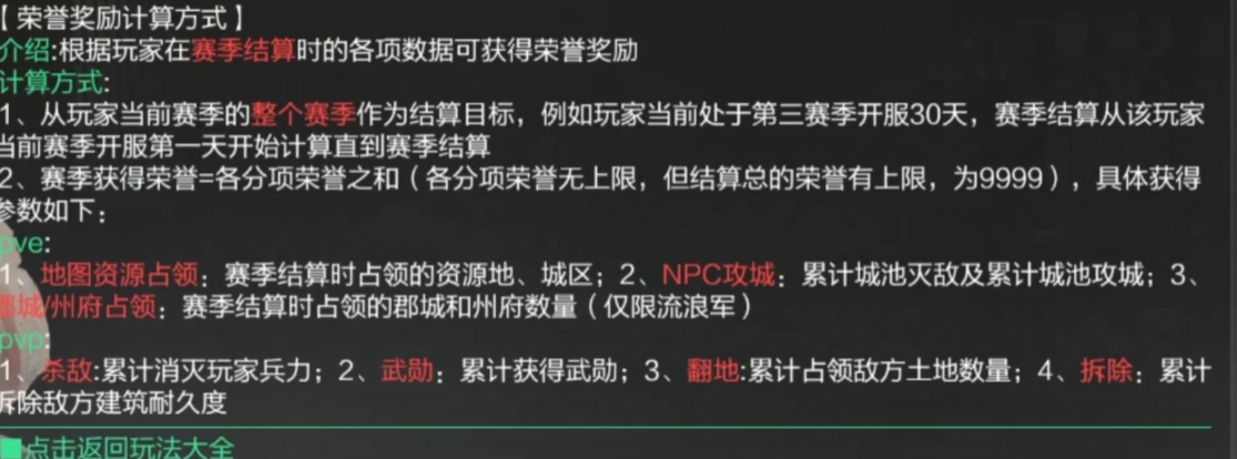 率土之滨的荣誉值怎么得