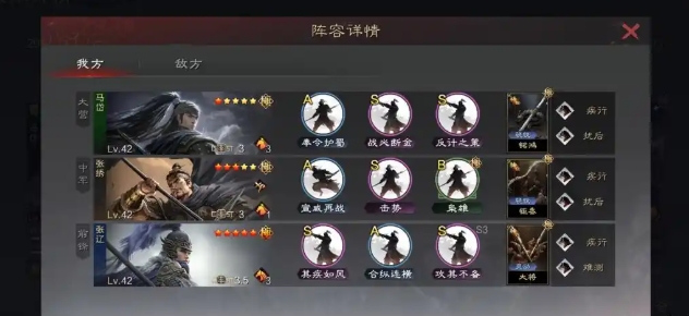 率土之滨五星张绣怎么搭配