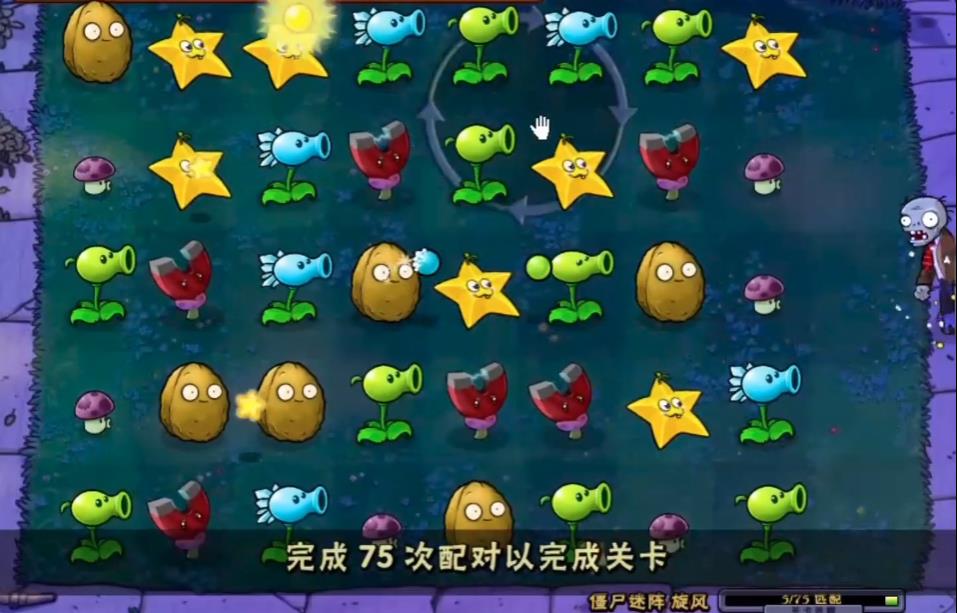 植物大战僵尸宝石迷阵旋转怎么过