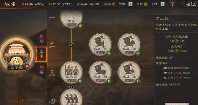 三国志战略版怎么从城池征兵