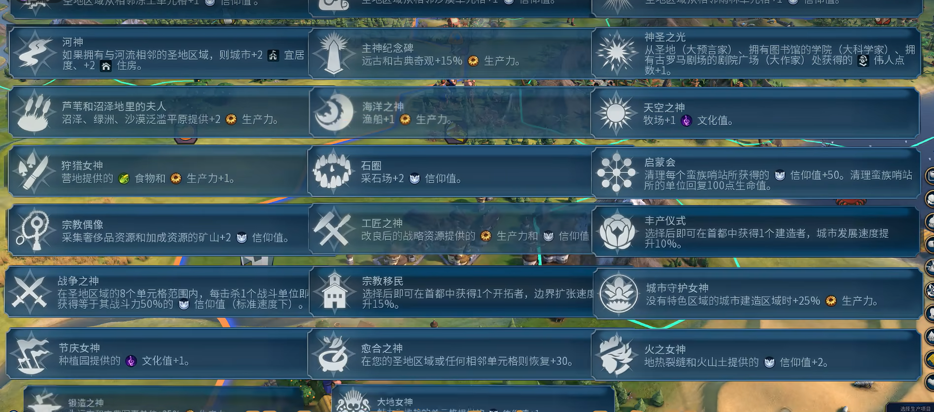 文明6秦始皇选什么信仰