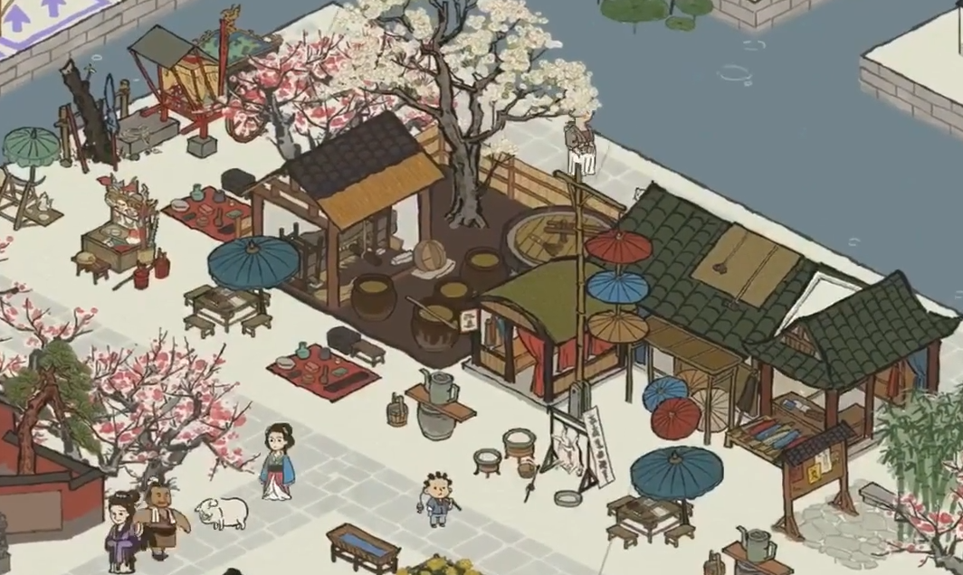 江南百景图怎么逛庙会的