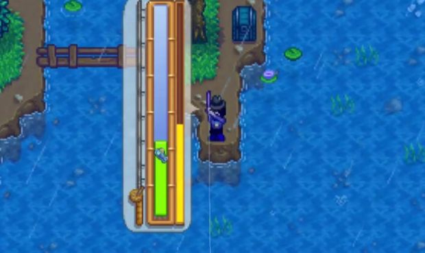 星露谷物语如何在水里钓鱼