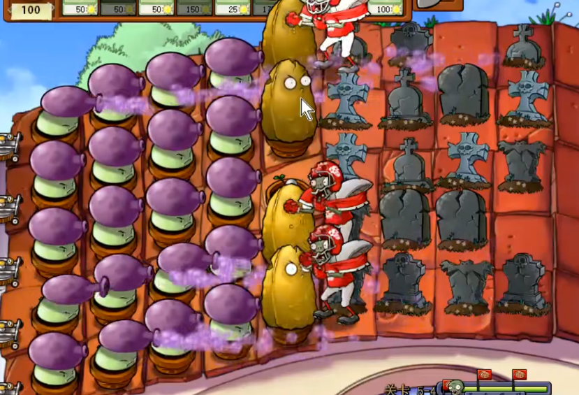 95版植物大战僵尸怎么过5-4