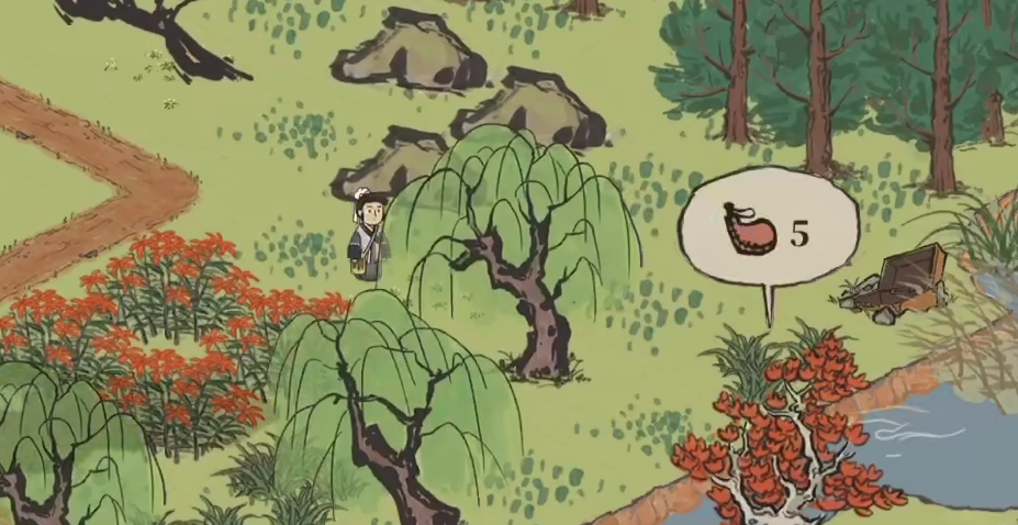 江南百景图钥匙怎么花